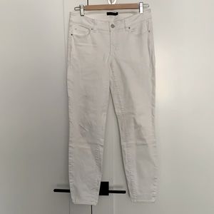 Ann Taylor skinny white jeans